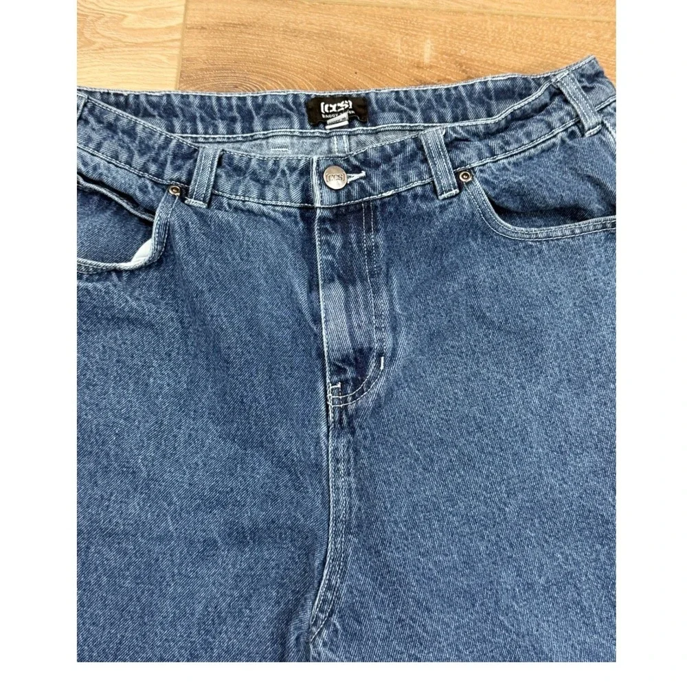CCS Baggy Loose Taper Jeans Blue Denim‎ W34 L30 Skate Y2K VTG